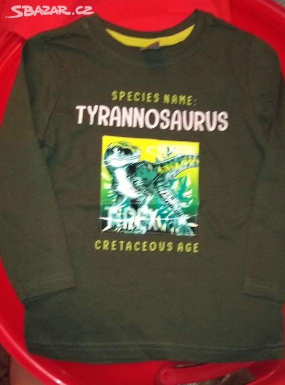 Nové 3D tričko dino T- Rex 104 110 Kids