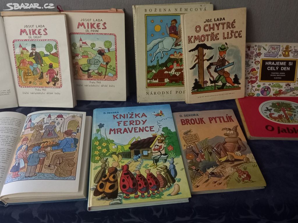 Staré  Dětské knihy J. Lada, O. Sekora