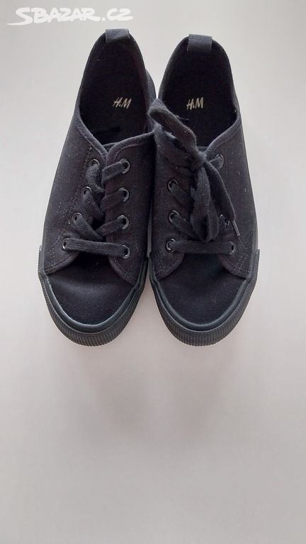 Plátěné boty H&M, vel. 36, stélka: 21 cm