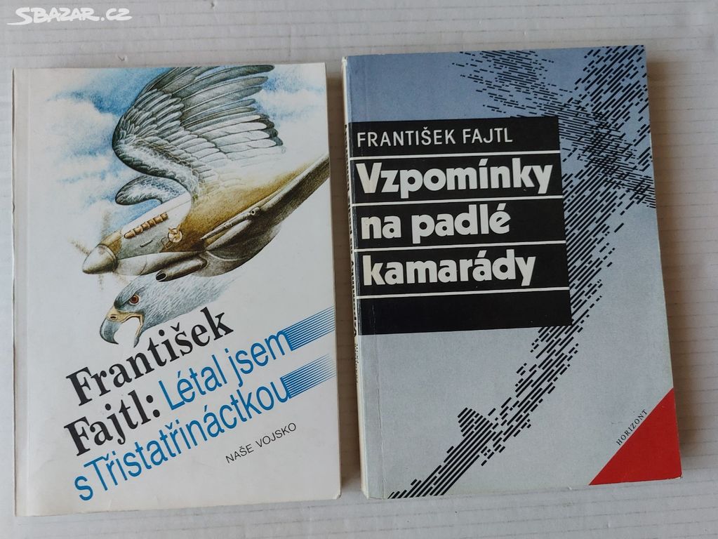 FRANTIŠEK FAJTL- tyto 2 knihy celkem jen za 79 Kč