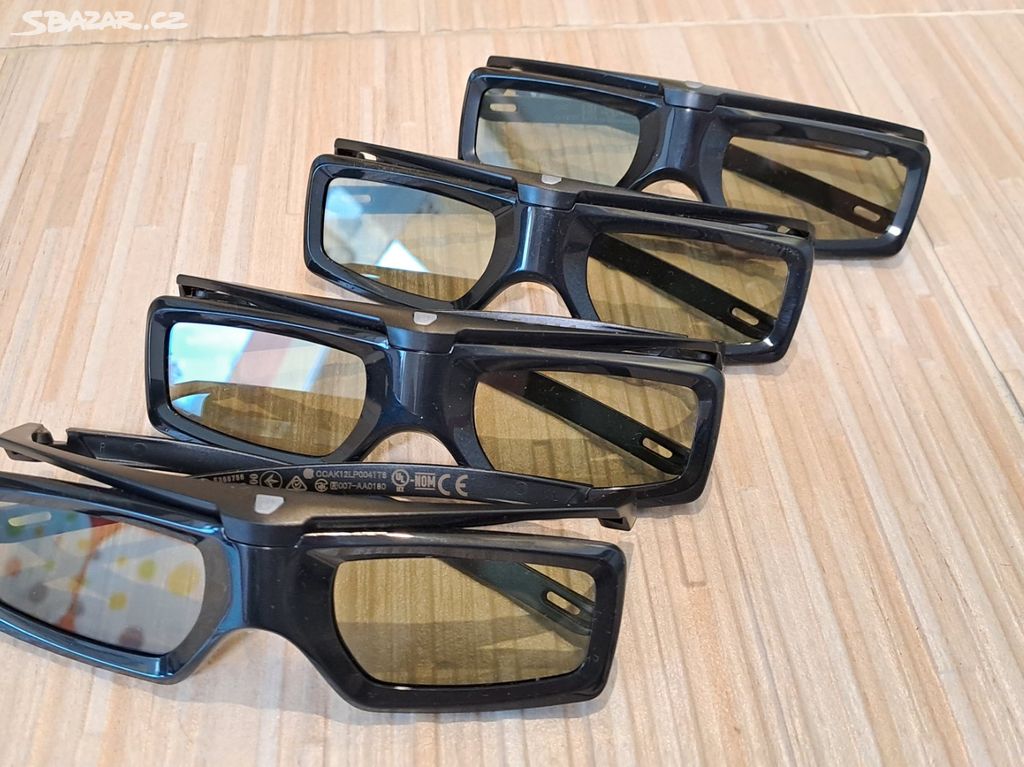 Originální aktivní 3D brýle 4ks