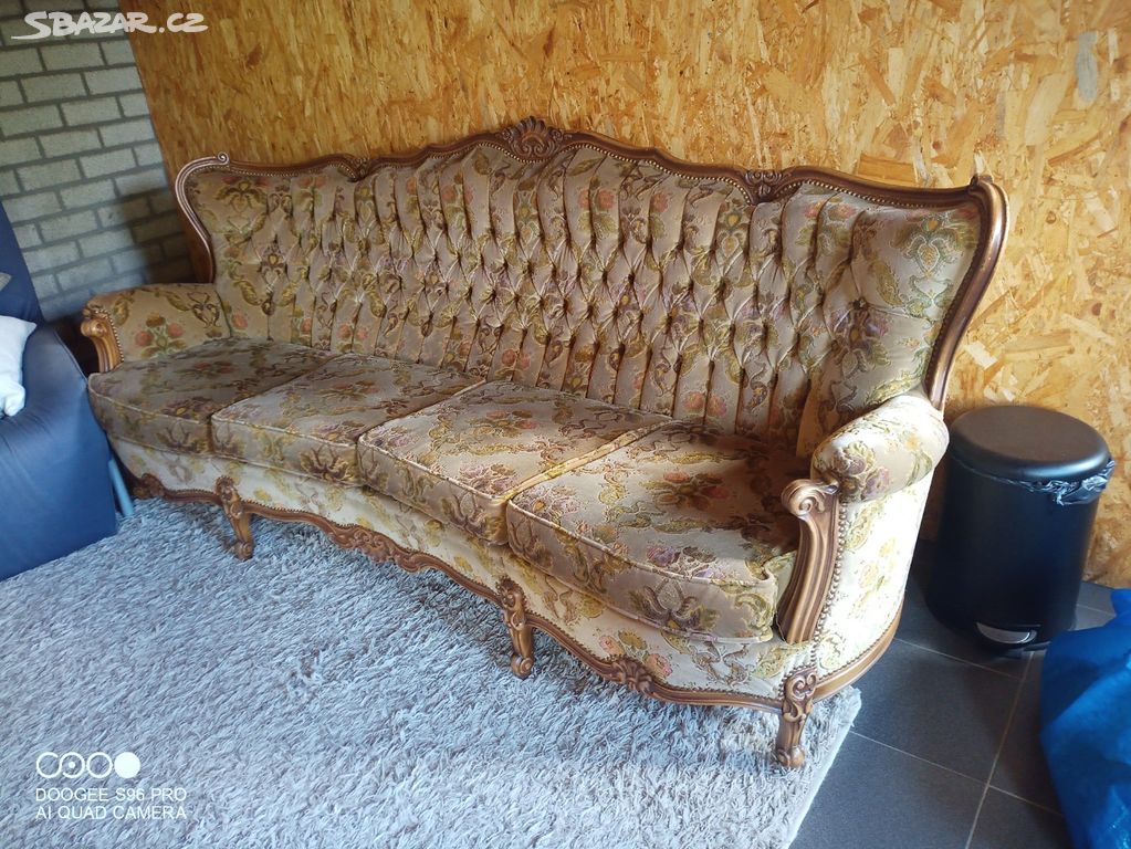 sedacka baroko holandský nábytek
