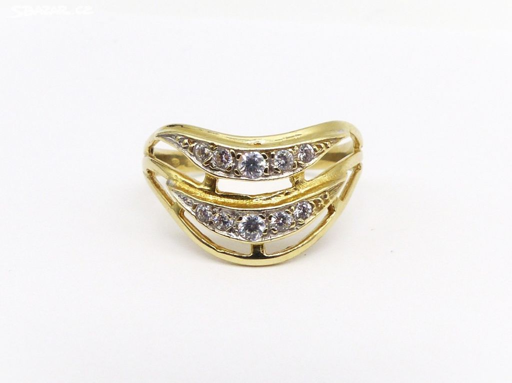 Zlatý prsten 3,20g vel.60+500 šperků klik: další-