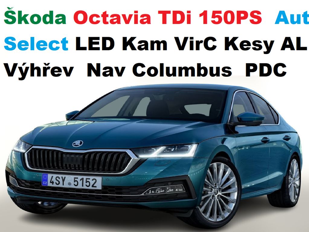 Octavia TDi150PS DSG LED Nav VirC PDC AL Kesy 6/24