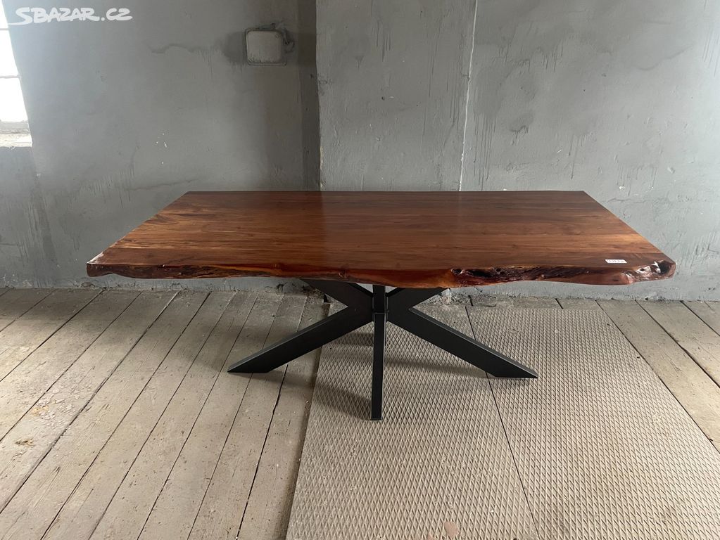 Luxusní masivní stůl 100x200 cm NOVÝ 2. jakost