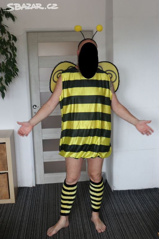 Kostým pro dospělé včela - čmelák vel. XL