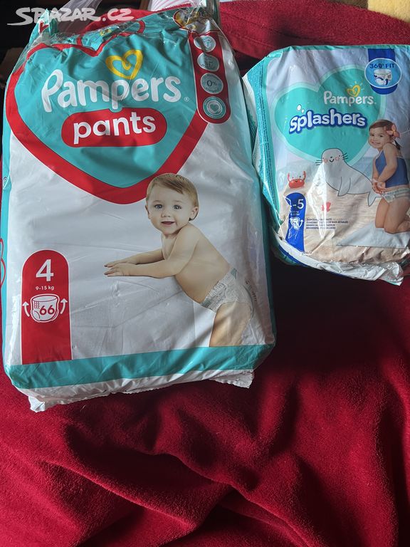 Plenky Pampers pants, Pampers Splasher