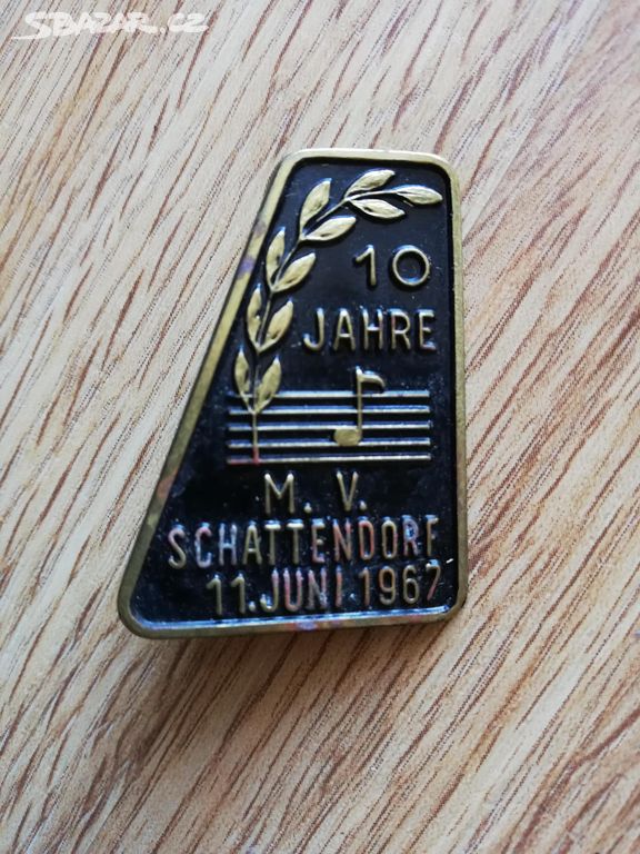 odznak 10 Jahre M.V. Schattendorf 11.juni 1967
