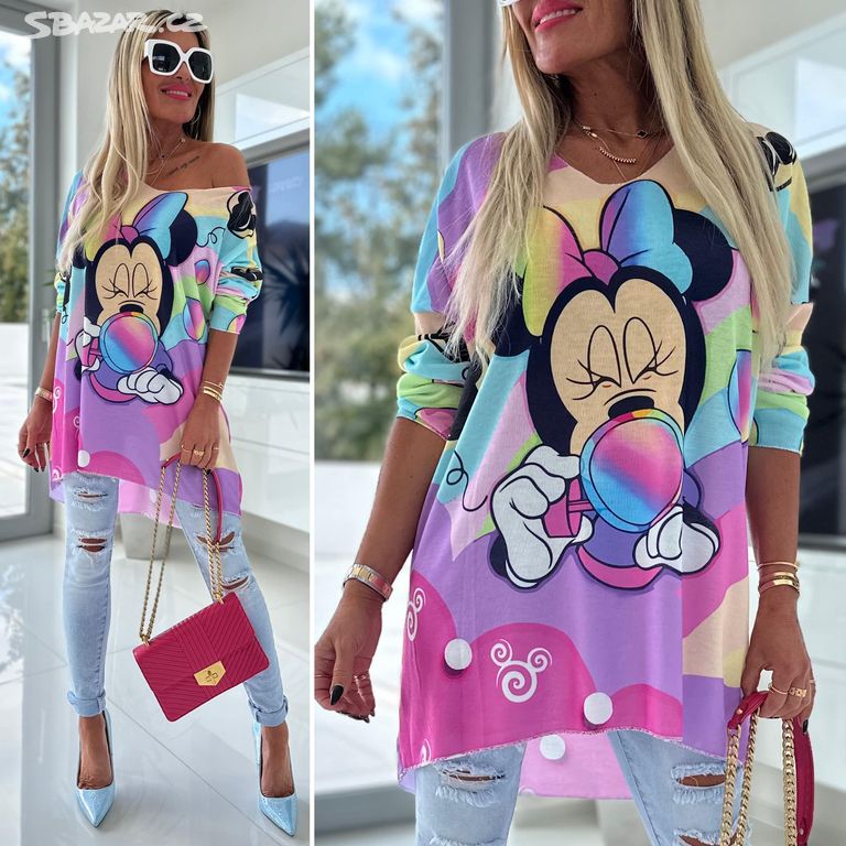 Minnie pleteninová dámská halenka svetřík