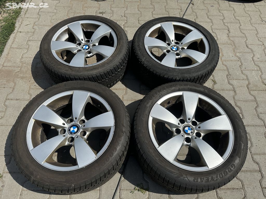 4x al kola 5x120 17 + pneu zimní 225/50 R17