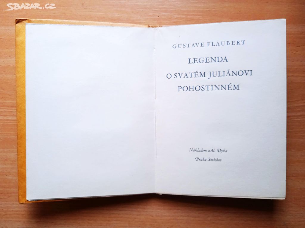 G. Flaubert LEGENDA O SVATÉM JULIÁNOVI POHOSTINNÉM