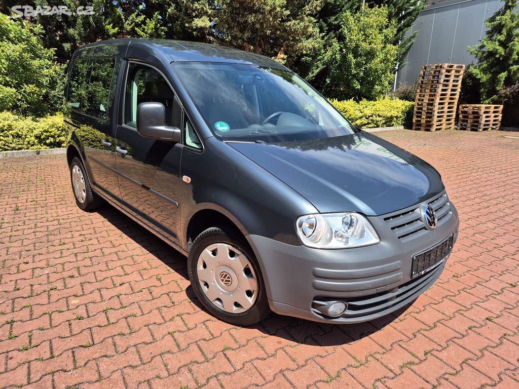 VW Caddy 2.0TDI 103kW, 1.Majitel,Serviska,25 t.km.