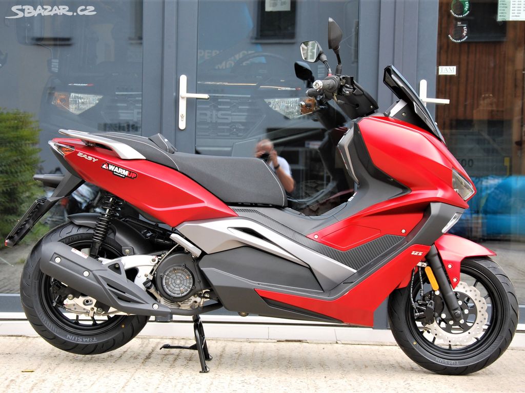 Motorro EasyMax 125i RED, BUNDA JAKO DÁREK