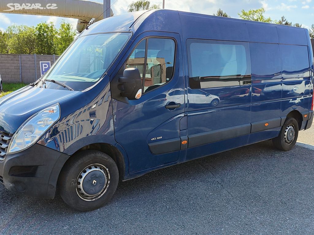 RENAULT MASTER 2.3 dci 7 MÍST 06/2014 odpočet DPH