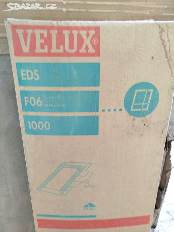 Velux EDS 1000 F06 střešní lem 66x118 cm