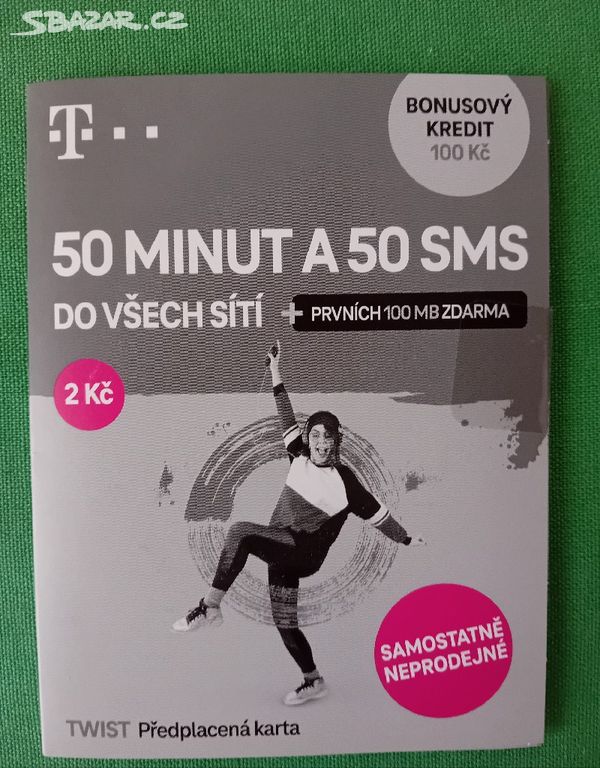 Předplacená karta T mobile,TWIST