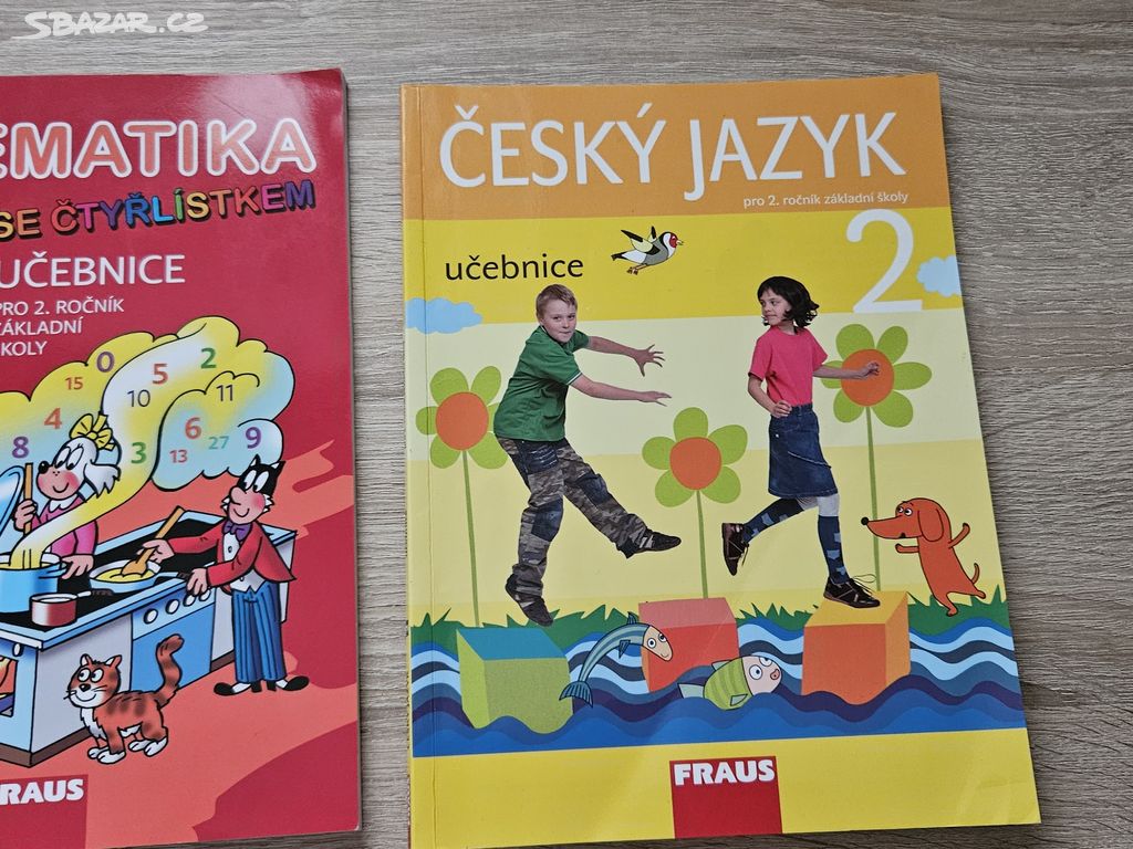 Fraus učebnice matematika a Český jazyk 2.trida