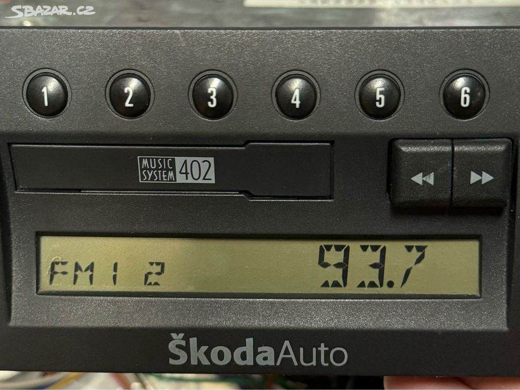 Autorádio Škoda MS 402 - Škoda Fabia 1