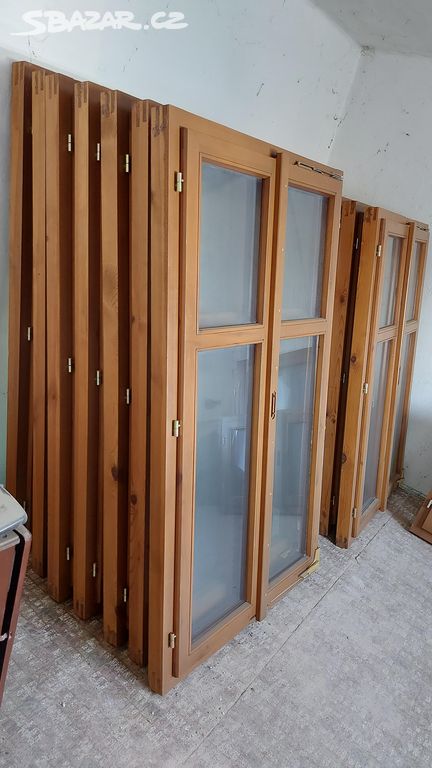 Nová kvalitní dřevěná okna s dvojskly