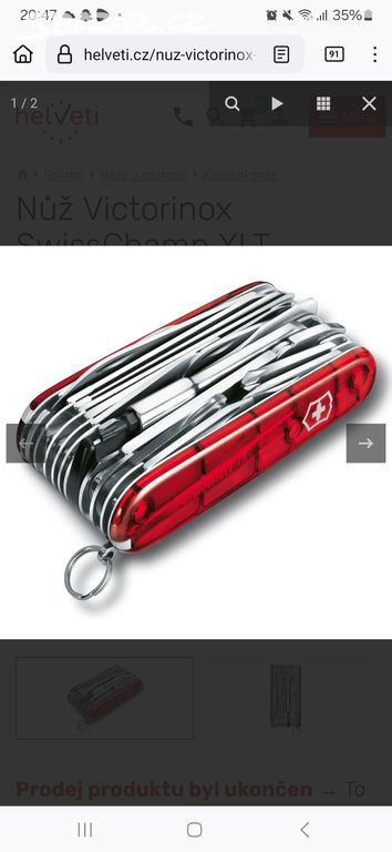 Nůž Victorinox swisschamp XLT