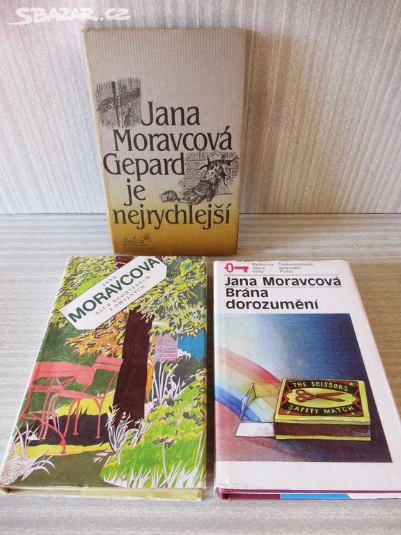 Jana Moravcová-3x kniha.