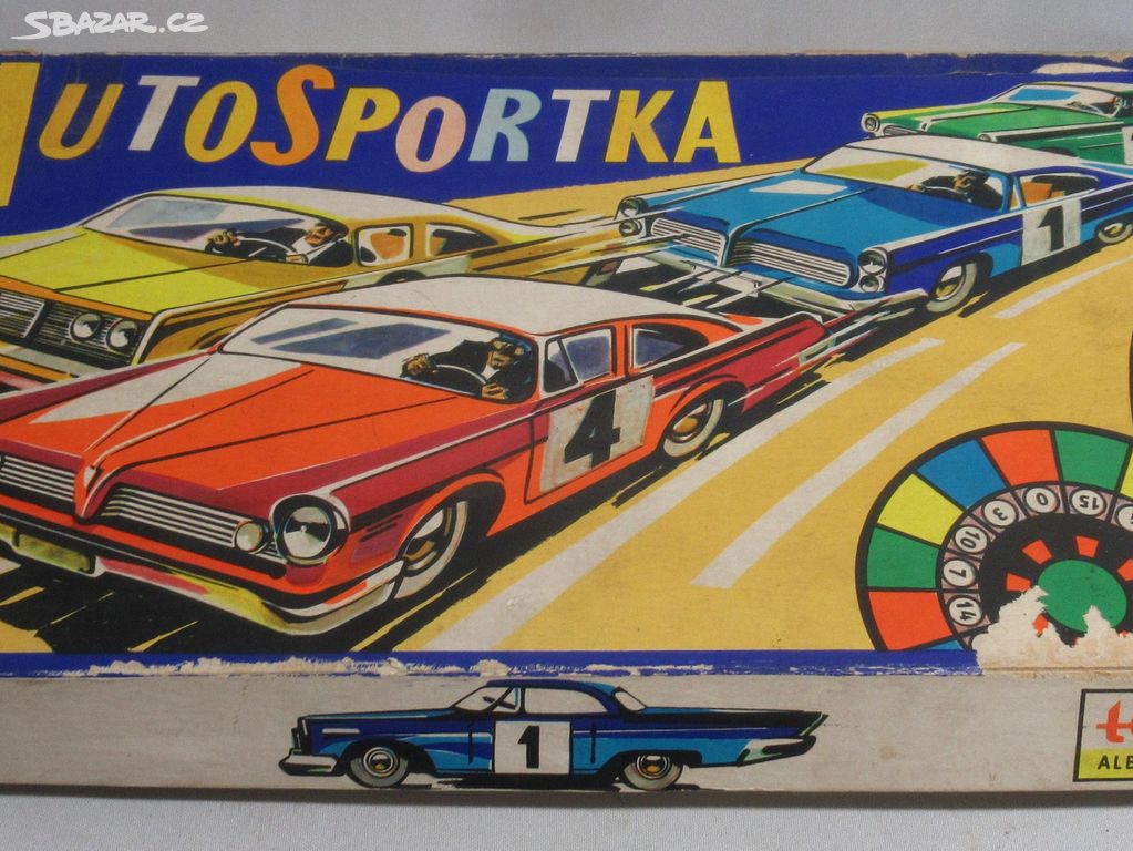 STARÁ / RETRO - STOLNÍ HRA - TOFA -AUTOSPORTKA-TOP