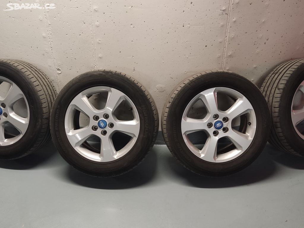 Originál kola FORD 7,5Jx17 ET55 + pneu Hankook