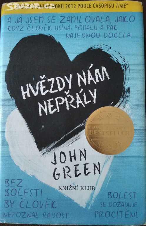 Kniha Hvězdy nám nepřály - John Green