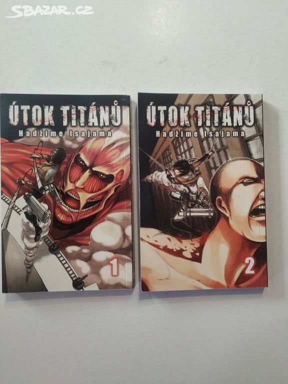 Komiks - Manga - Útok titánů 1 a 2 díl