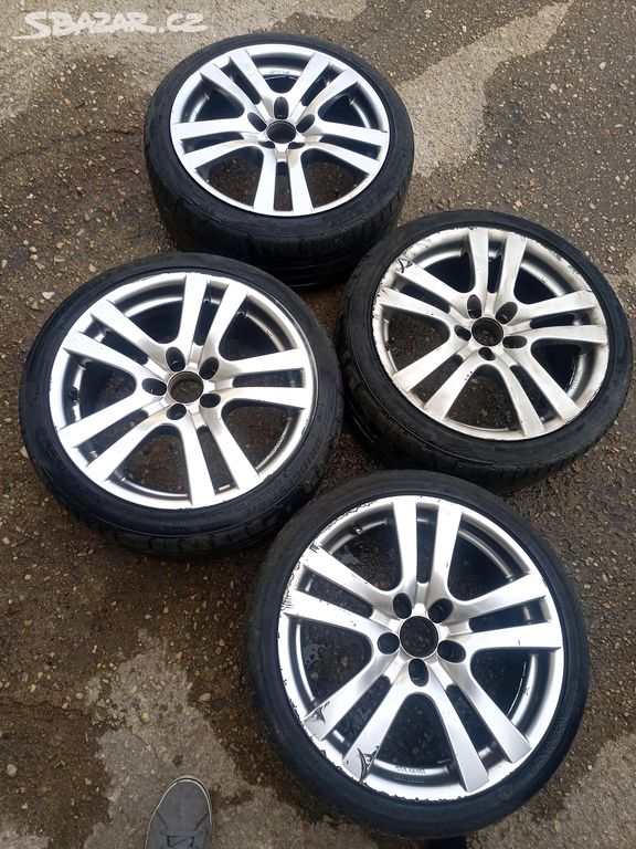 Alu Rial 17" 5x98 7,5J k renovaci, sada 48