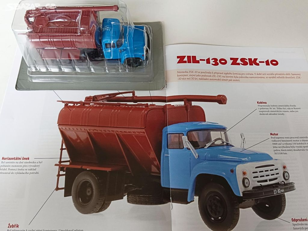 Model auta ZIL-130 ZSK-10 1:43 DeAgostini