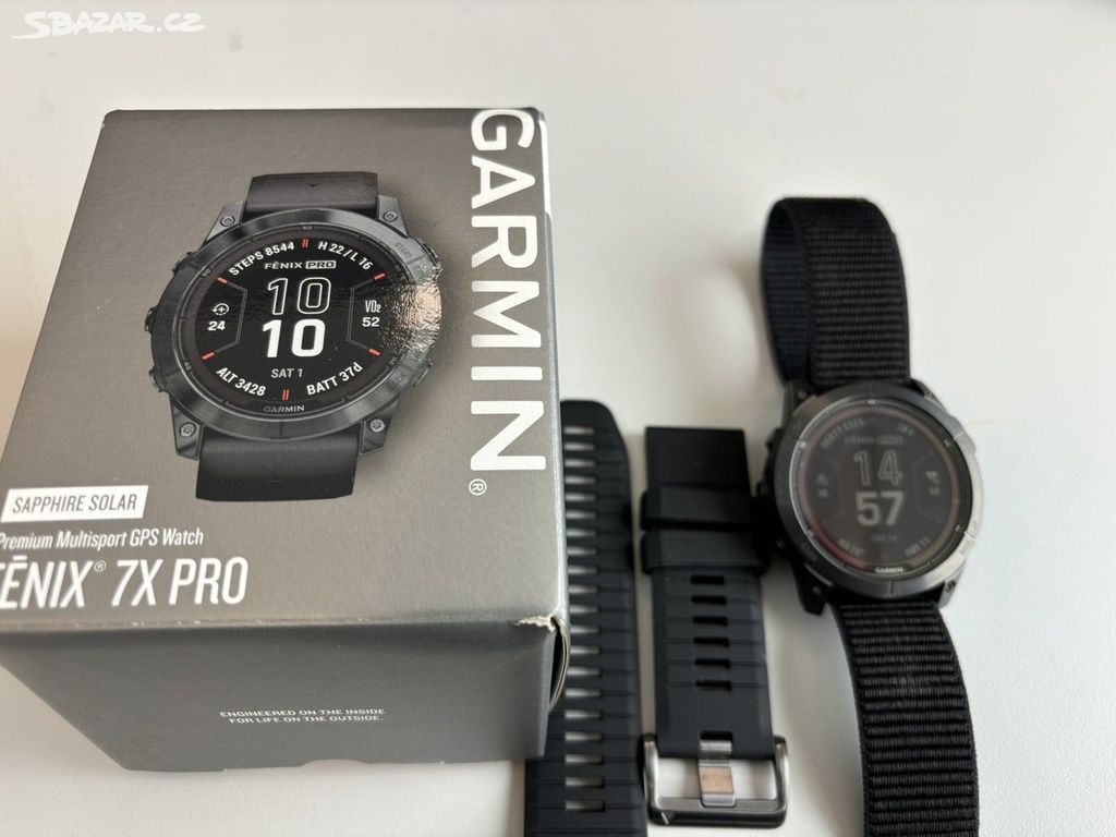 Nové Garmin Fenix 7x Pro Sapphire Solar edition