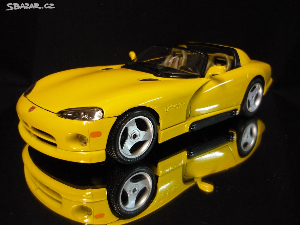 Dodge Viper RT/10 žlutý Bburago 1/18