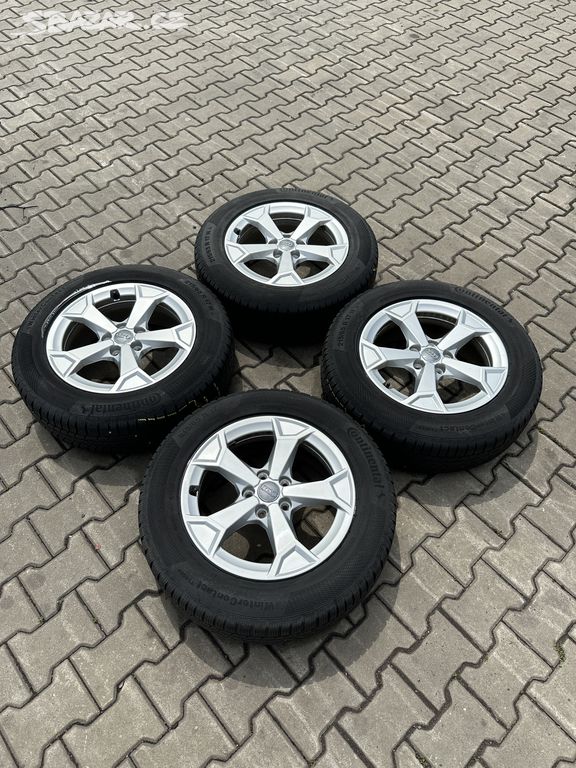 Kompletní alu Audi Q3 5x112r17+215/65r17 zimní