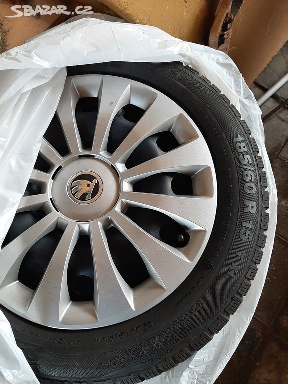 Sada zimních kol pro Škoda Rapid 185/60 R15