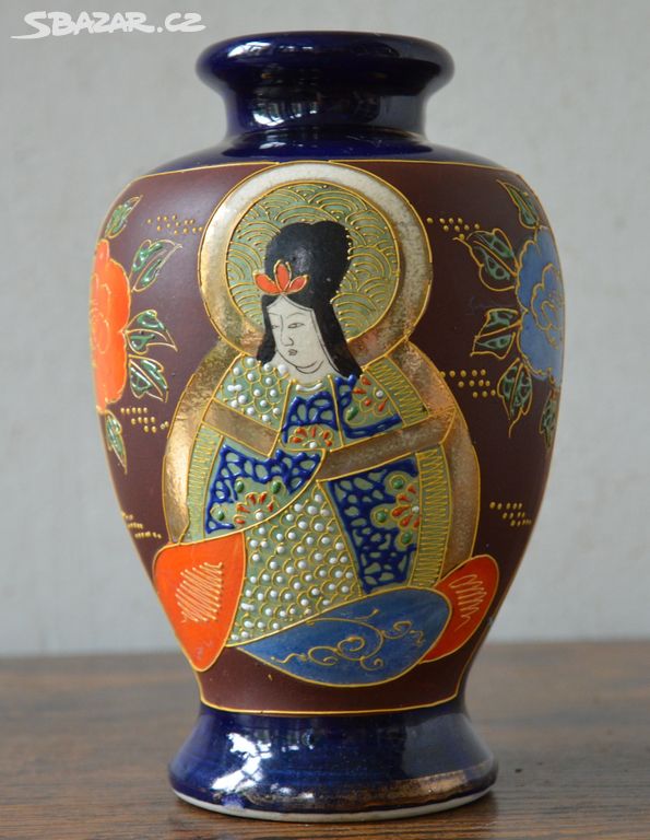 PORCELÁNOVÁ ORIENTÁLNÍ VÁZA VÁZIČKA SATSUMA /28798