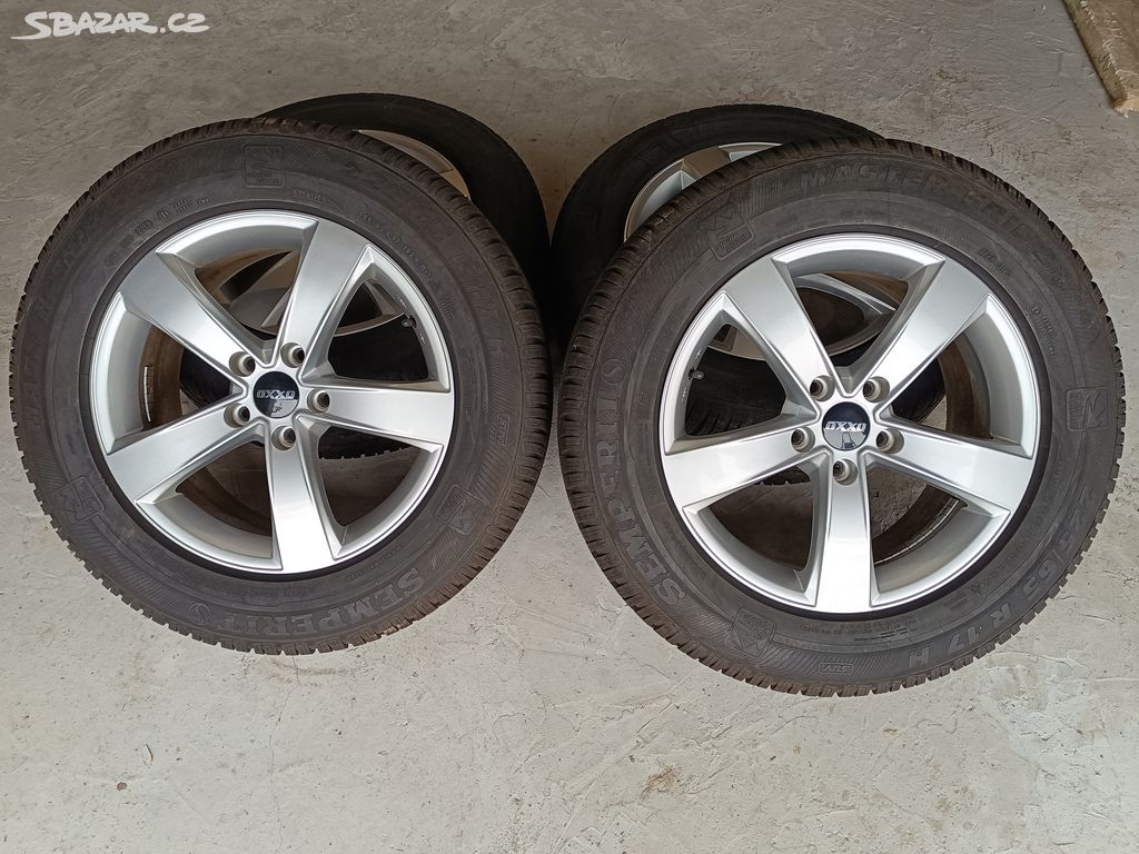 Zimní sadu alu kol včetně pneu 5x114,3 r17 Mazda