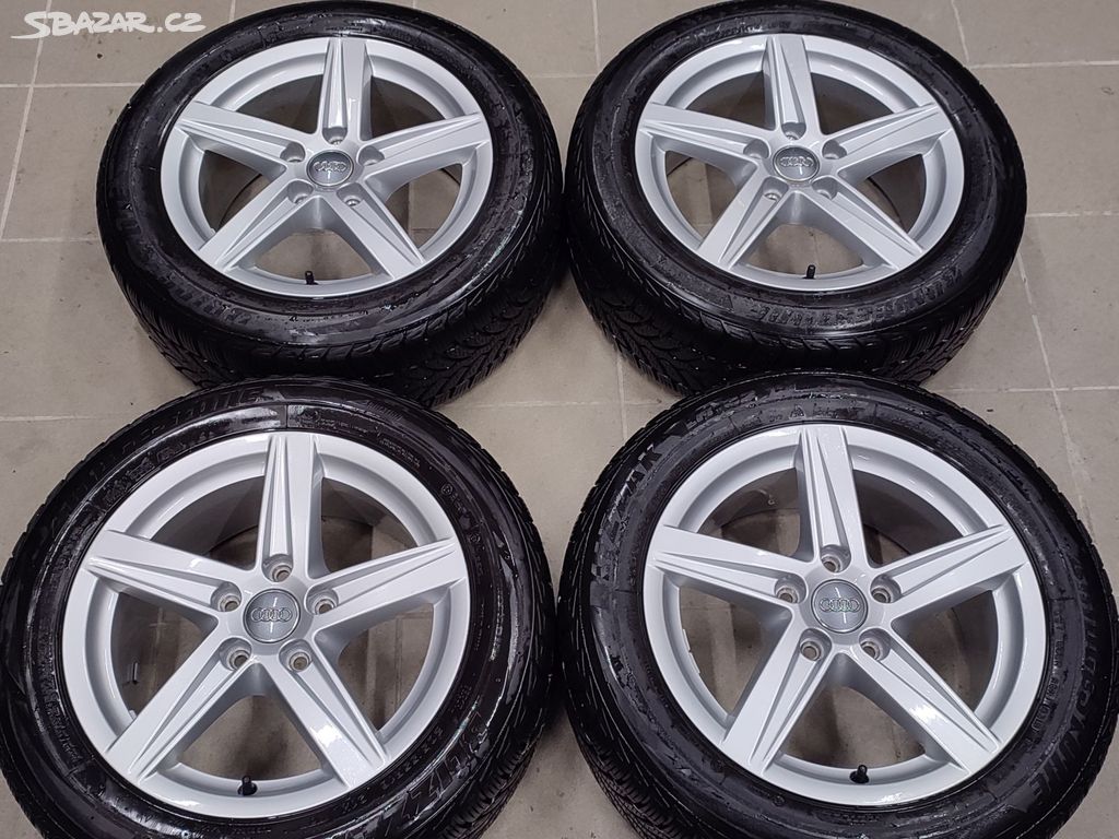 Originál ALU komplet AUDI 16" 5x112 ET48 pneu 20