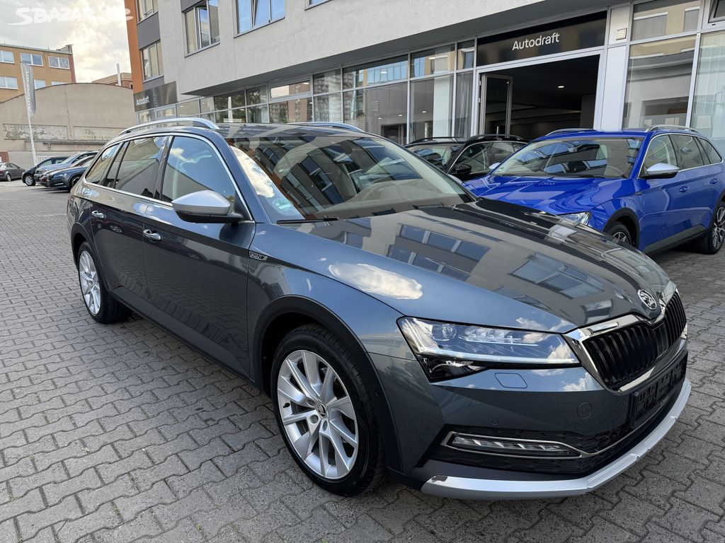 Škoda Superb 3 2.0TDI 147kW 4x4 DSG Scout Tažné