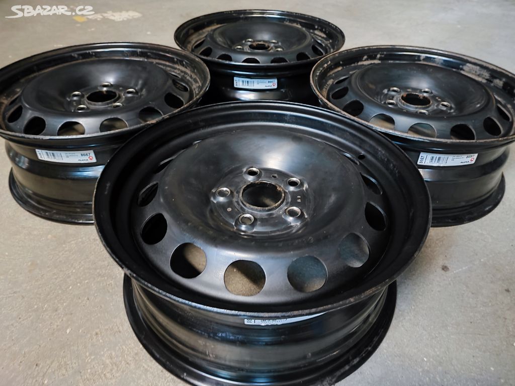 Plechové disky VW 16 ET46 6,5J 5x112 R16 R