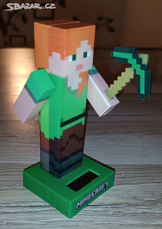 Minecraft solární figurka Alex