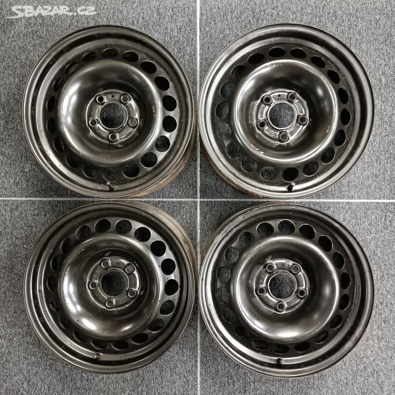 Plechové disky na Audi A4 5x112 et39 7jx16 66,6