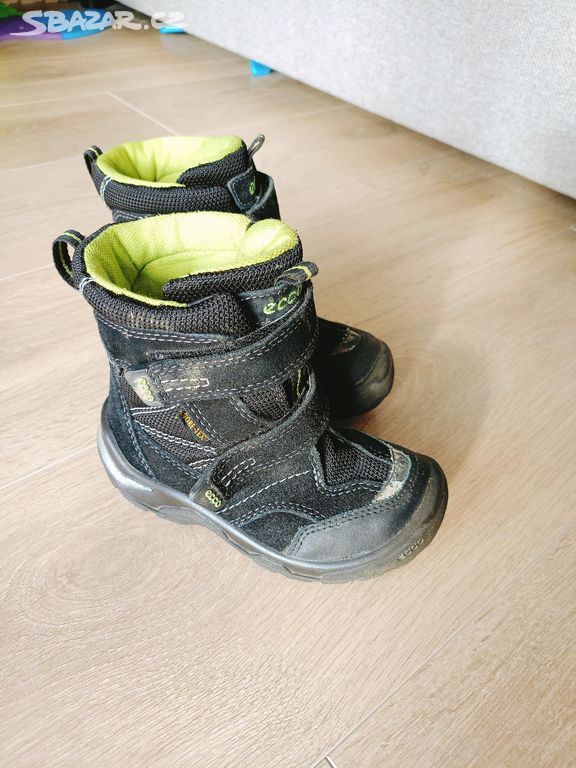 Dětské zimní Ecco botky s gore-tex, velikost 25