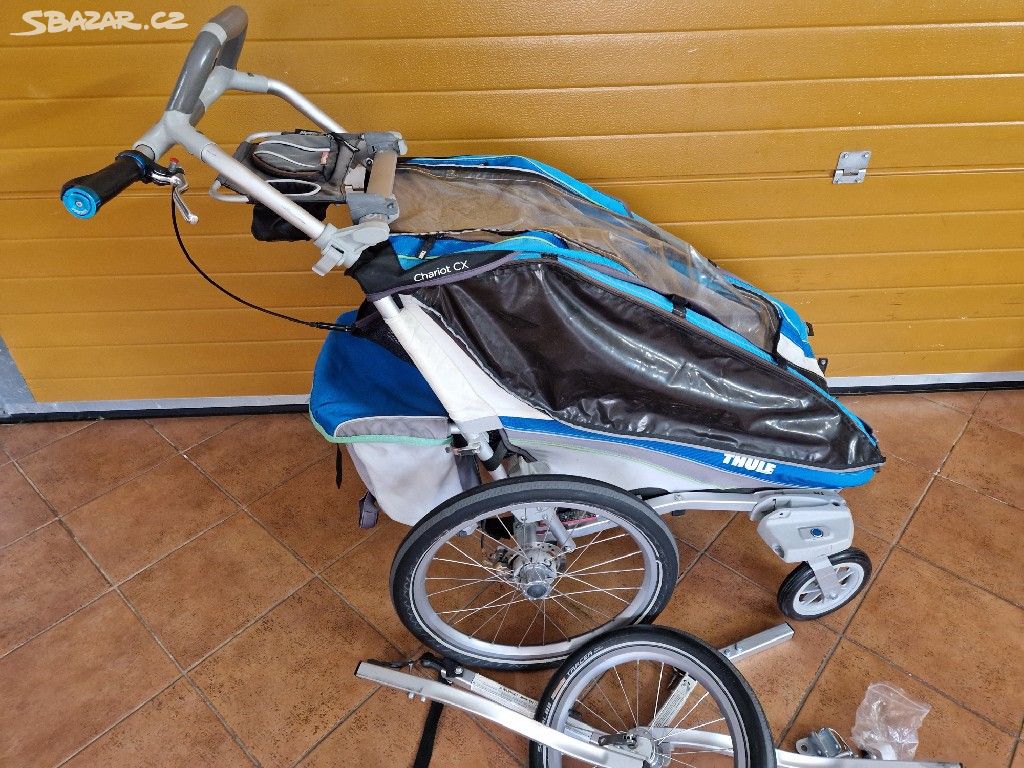 Cyklovozik Thule Chariot CX 1 s bezeckym kolem