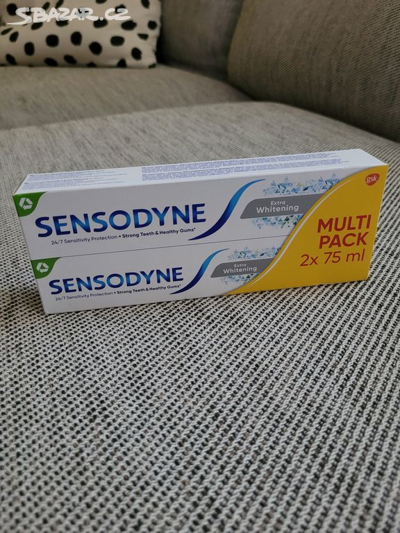 Nové dvojbalení bělicích zub. past zn. Sensodyne