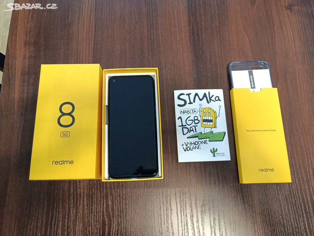 Realme 8 5G 4GB/64GB+SIM karta zdarma s kreditem