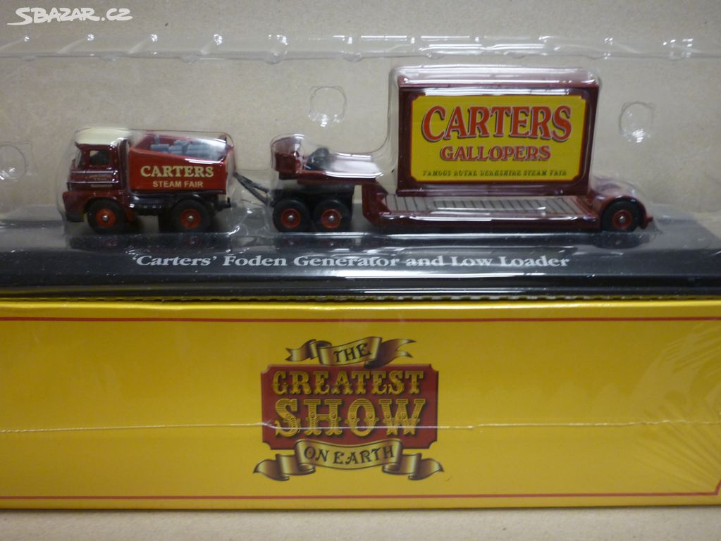 "Carters"Foden Generator and Low Loader Atlas 1/76