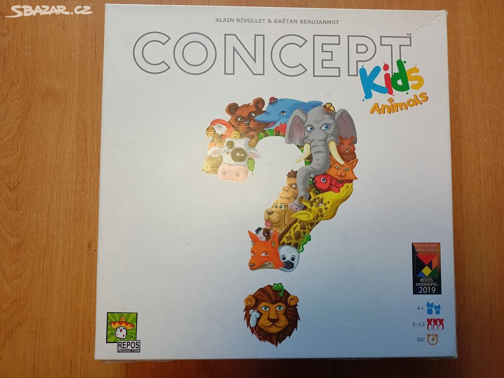 Concept animals kids (společenská hra pro děti)