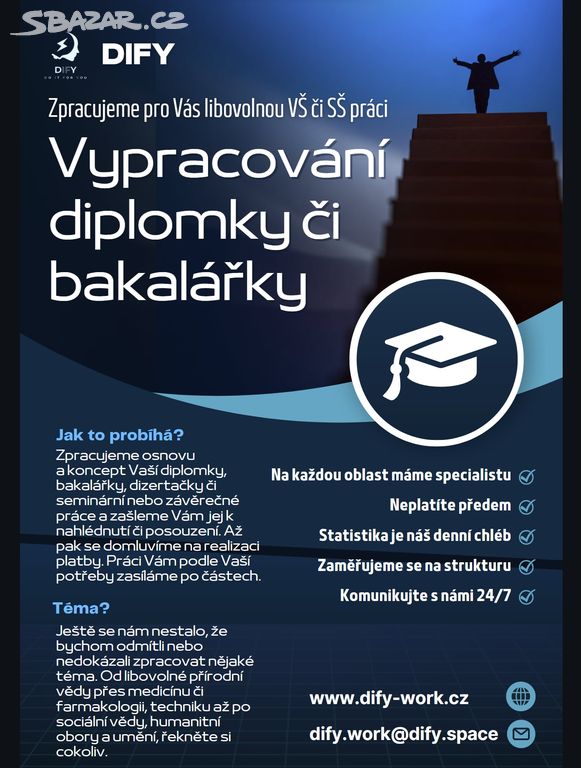 Zhotovíme BAKALÁŘSKOU,DIPLOMOVOU,DOKTORSKOU práci