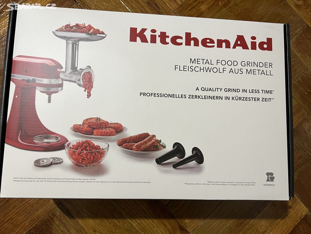 Kovový mlýnek na maso Kitchenaid 5KSMMGA nový